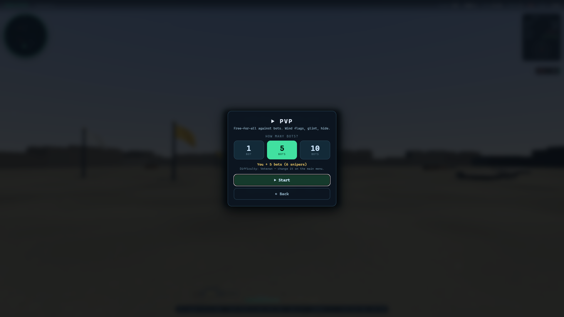 Contracts result card with shots, accuracy and headshots of the run.